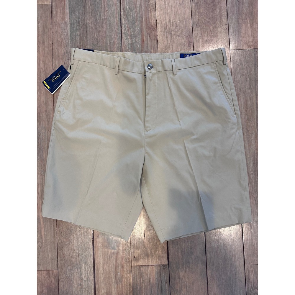 Polo Ralph Lauren Performance Shorts Mens‎ 40 Khaki Tan Golf Classic Fit NWT